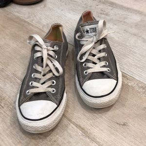 Charcoal converse sneakers